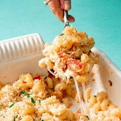 Baked Lobster Mac & Cheese - Serves 5 - 6 people