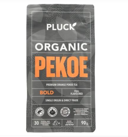 Organic Pekoe Bold - 30 Tea Bags LOCAL Pluck Tea