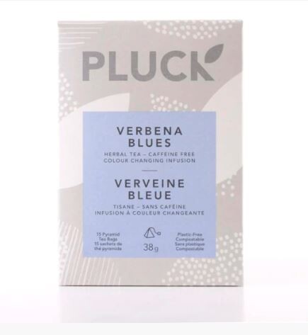 Verbena Blues - 15ct Box Herbal Tea Bags LOCAL Pluck Tea