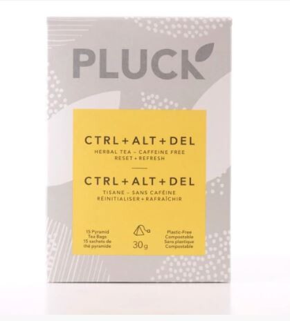 Ctrl+Alt+Del - 15ct Box Herbal Tea Bags LOCAL Pluck Tea