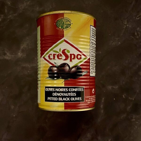 Crespo Pitted Black Olives - Spain 398ml
