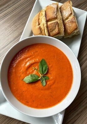 Roasted Tomato Basil Soup Vegan - Single Serving 12oz