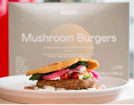 Plant Based Mushroom Burgers 4 Pack - LOCAL Noco Foods