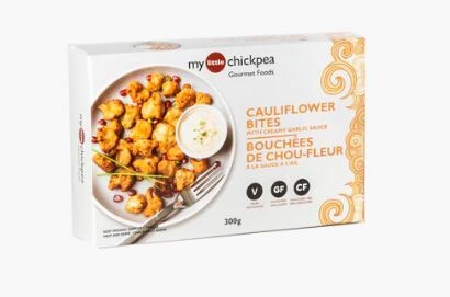 Cauliflower Bites With Creamy Garlic Sauce - 300g - LOCAL MY LITTLE CHICKPEA GOURMET FOODS