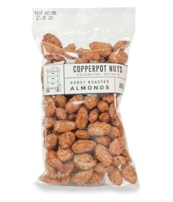 Honey Roasted Almonds - 200g - LOCAL Copperpot Nuts