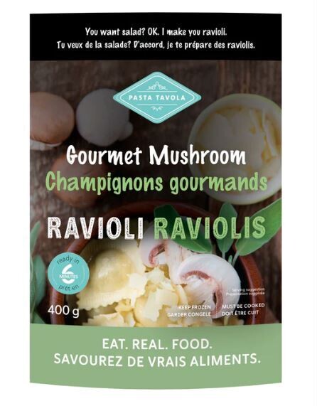 Gourmet Mushroom Ravioli - 400g LOCAL Pasta Tavola
