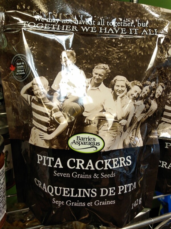 Pita Crackers - Barrie&#39;s Asparagus Farm LOCAL - 227g