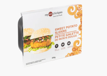 Sweet Potato Sliders - Vegan, Gluten-Free - 300g - LOCAL MY LITTLE CHICKPEA GOURMET FOODS