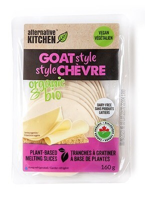 Organic Goat Cheese Style Slices - Vegan - Alternative Kitchen 100g