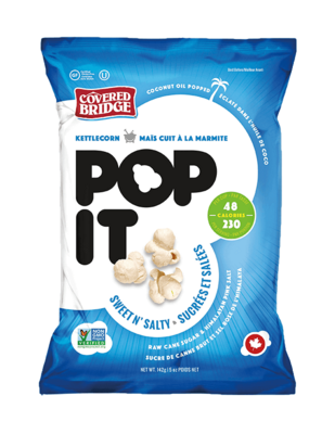 Sweet & Salty Popcorn - 142g Covered Bridge LOCAL