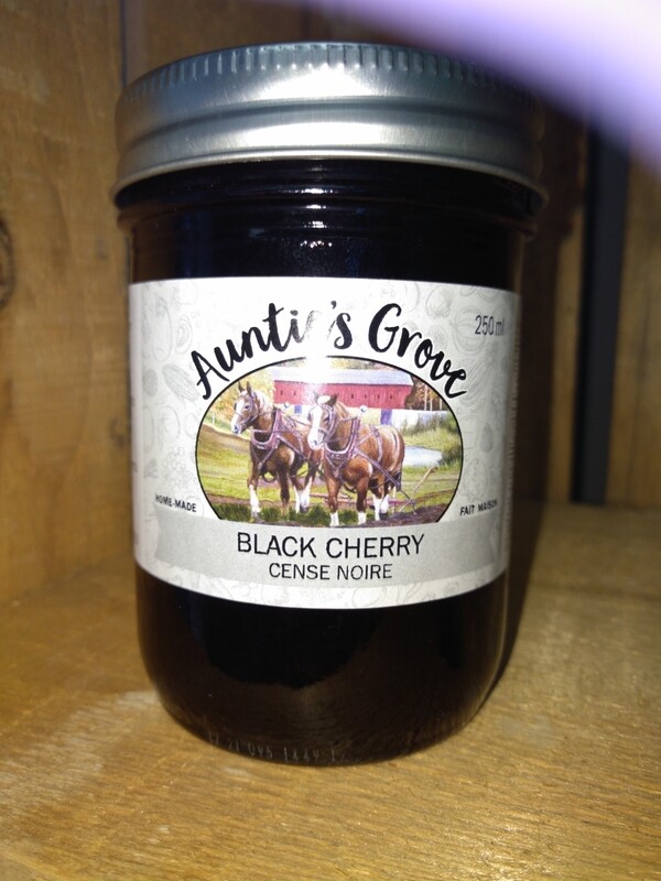 Auntie&#39;s Grove Black Cherry Jam - Local