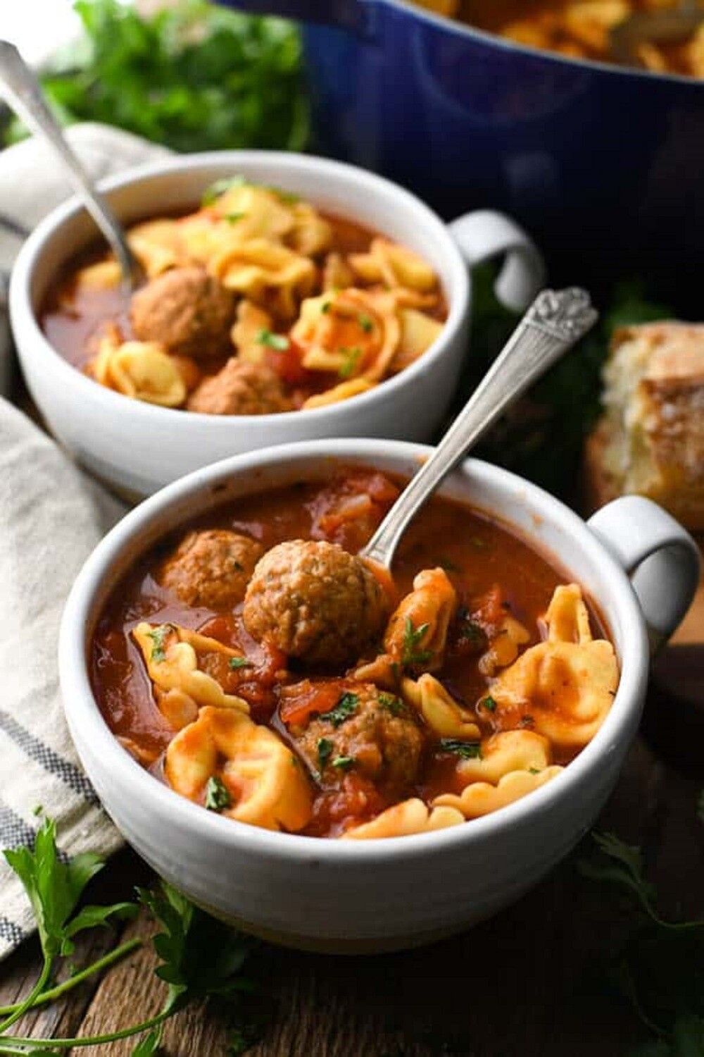 Gourmet Meatball & Tortellini Soup 1L - Grocery Garden Originals Local