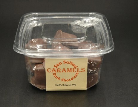Dark Chocolate Salted Caramels - LOCAL Waterloo Candies