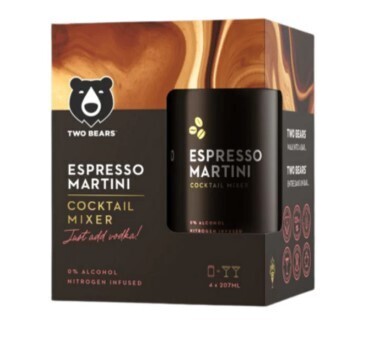 Two Bears - Espresso Martini Mixer - 4 Pack