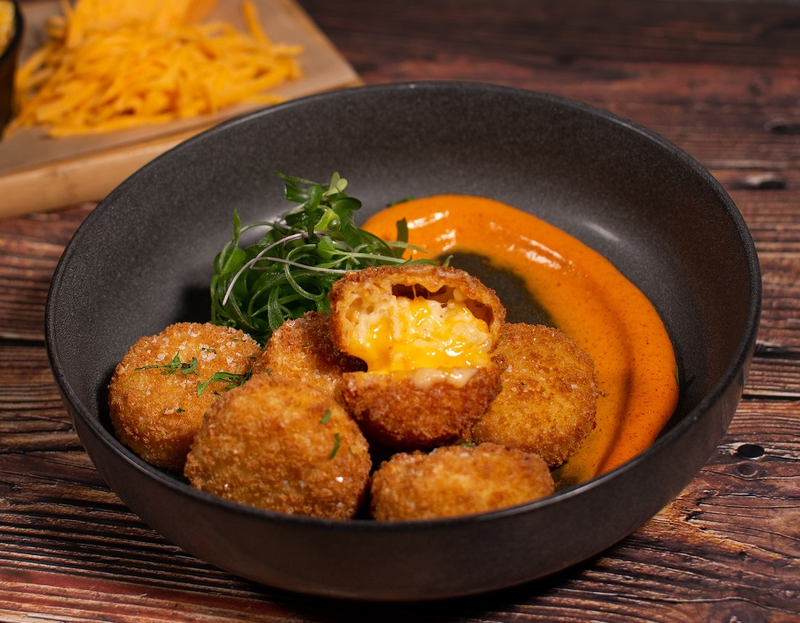 Mac n Cheese Bites - 8 Pack with Sauce