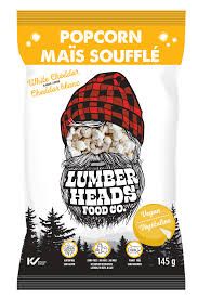 Vegan White Cheddar Kettle Popcorn - 192g Lumberheads LOCAL