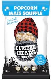 Sea Salt Kettle Popcorn - 192g Lumberheads LOCAL