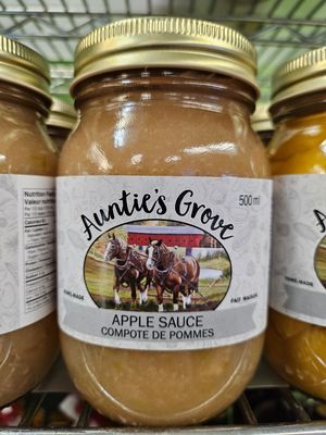 Auntie's Groves Apple Sauce 500ml - Local
