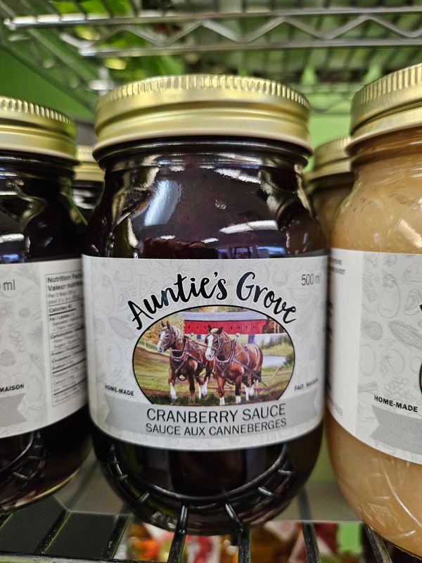 Auntie&#39;s Grove Cranberry Sauce - Local