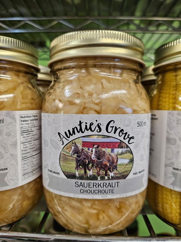 Auntie&#39;s Grove Sauerkraut - Local