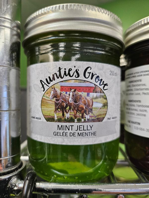 Auntie&#39;s Grove Mint Jelly - Local