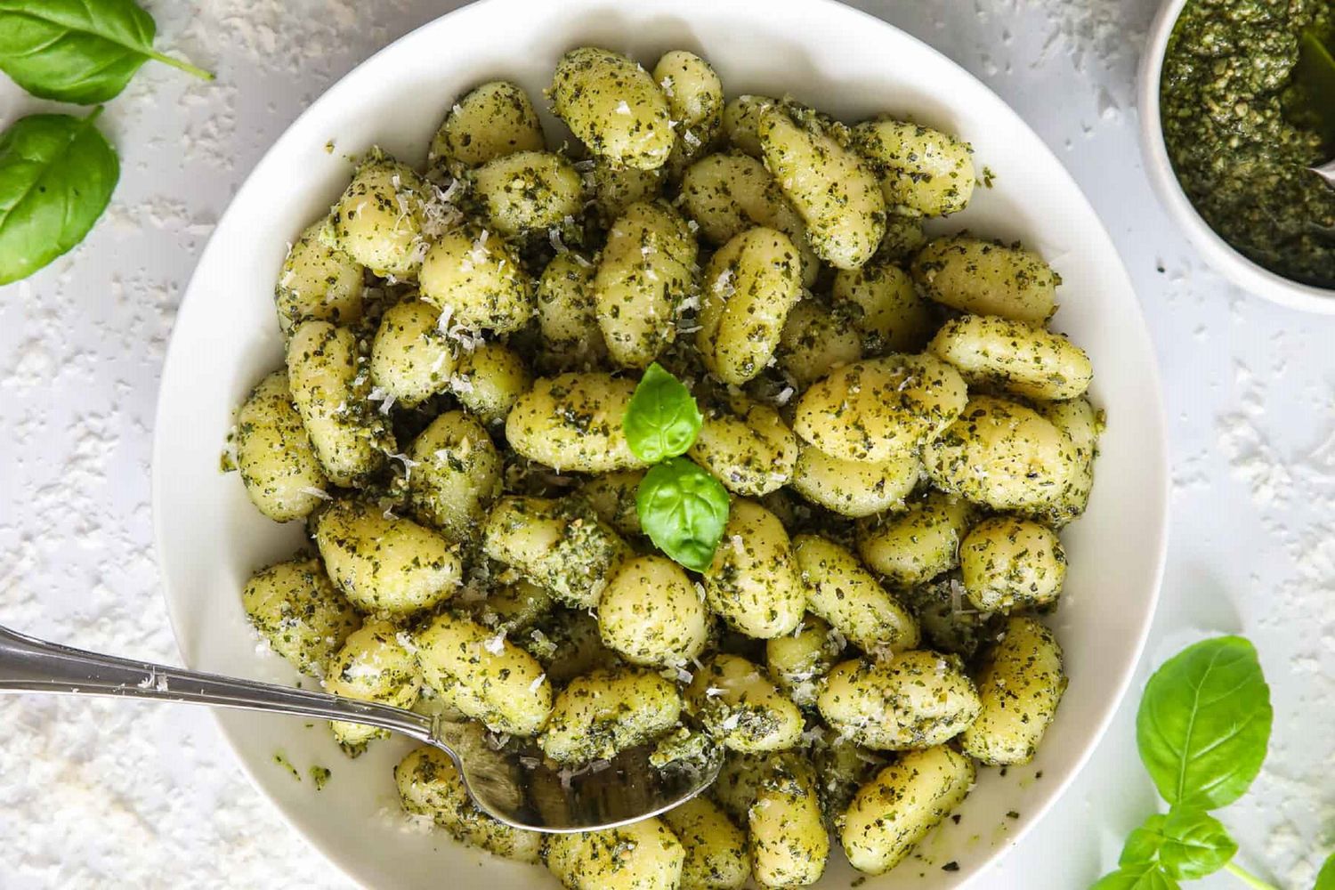 Creamy Pesto Gnocchi Heat &amp; Serve
