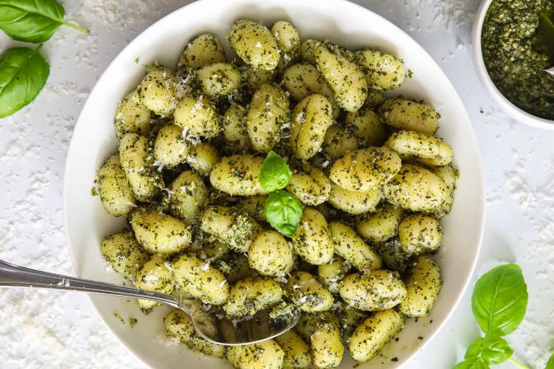 Creamy Pesto Gnocchi Heat &amp; Serve
