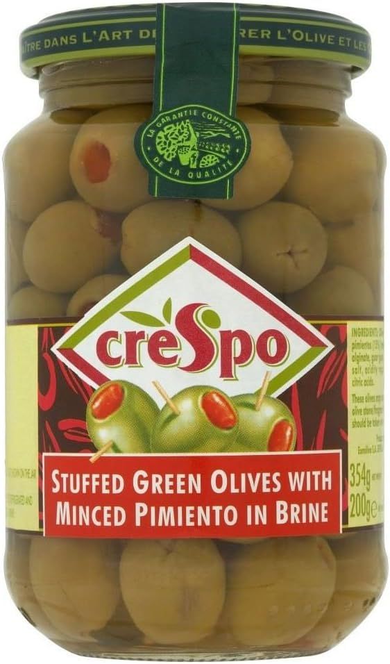 Crespo Pimeto Stuffed Green Olives - Spain 370ml