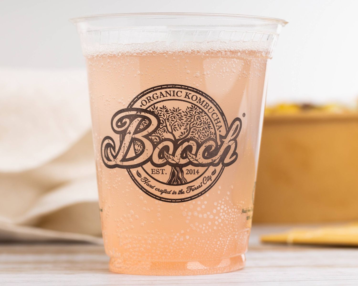 Booch Kombucha on Tap Glass