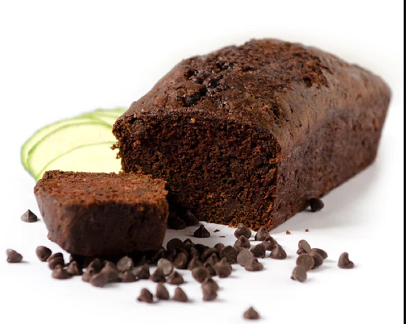Banana Chocolate Chip Loaf Slice