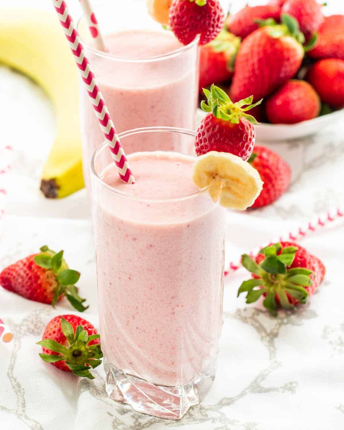 Strawberry Monkey Smoothie