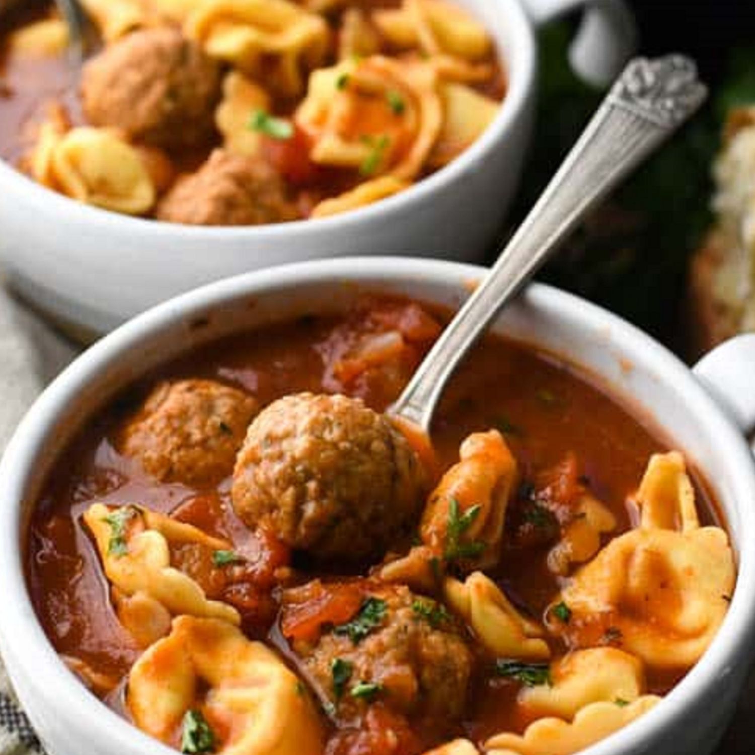 Gourmet Meatball &amp; Tortellini Soup (12oz)