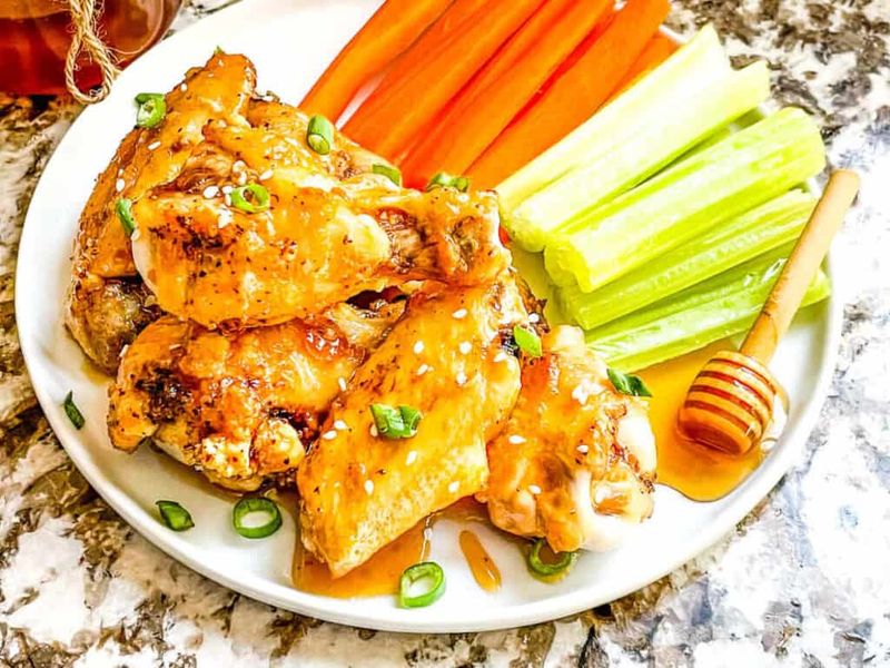 Honey Garlic Chicken Wings Fully Cooked - 18-20pcs