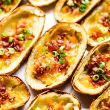 Vegan Cheese &amp; Bacon Potato Skins Housemade - 6 Pack