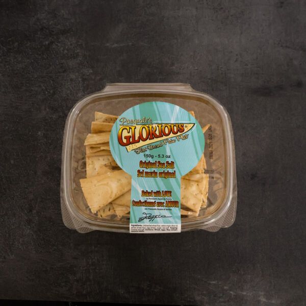 Pasquale’s Glorious Flat Bread – Sea Salt- Ontario - 150g