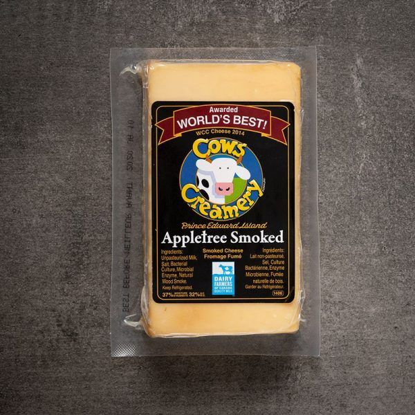 Appletree Smoked Cheddar – COWS Creamery PEI 200g LOCAL