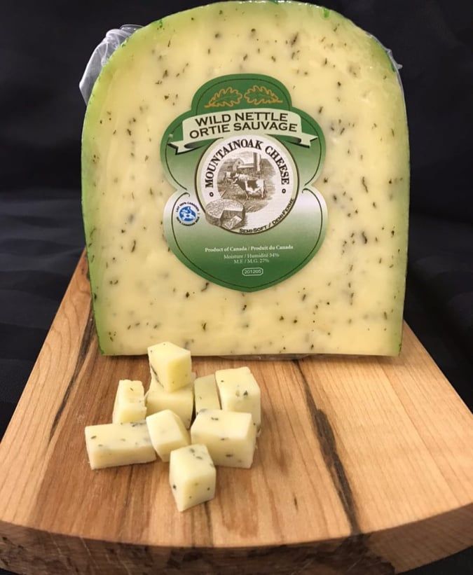 Wild Nettle Cheese - Mountainoak 250g LOCAL