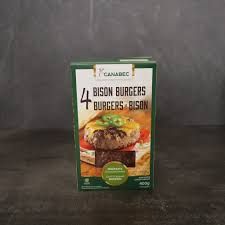 Bison Burger 4 pack 400g - Quebec
