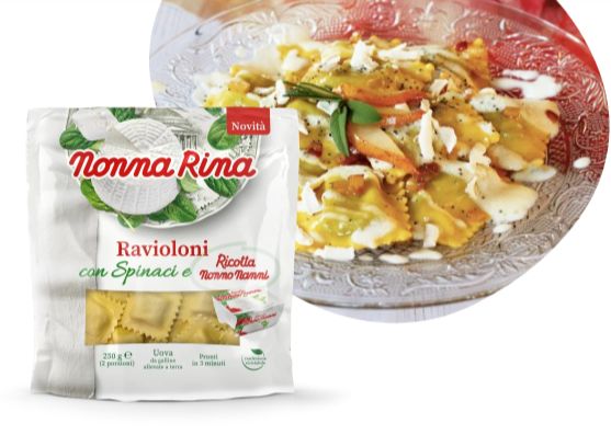 Pasta Raviollini Ricotta &amp; Spinach - 250g Italy