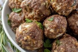 Garlic &amp; Herb Beef Meatballs (8 * 45g) - Grocery Garden Originals