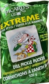 Dill Pickle Pucker Kettle Chips - Picard&#39;s 300g  LOCAL