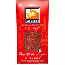 Spicy Pepper Salami – Sliced – Papille Quebec 125g