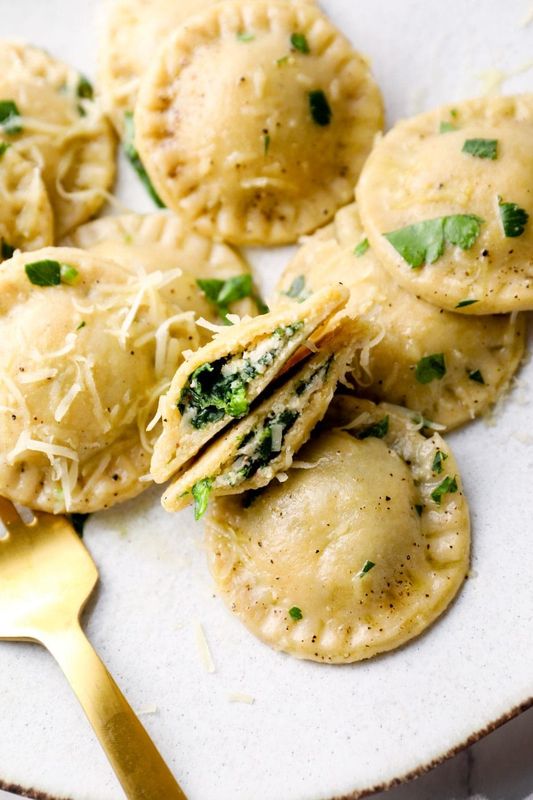 Striped Spinach &amp; Cheese Ravioli - 400g