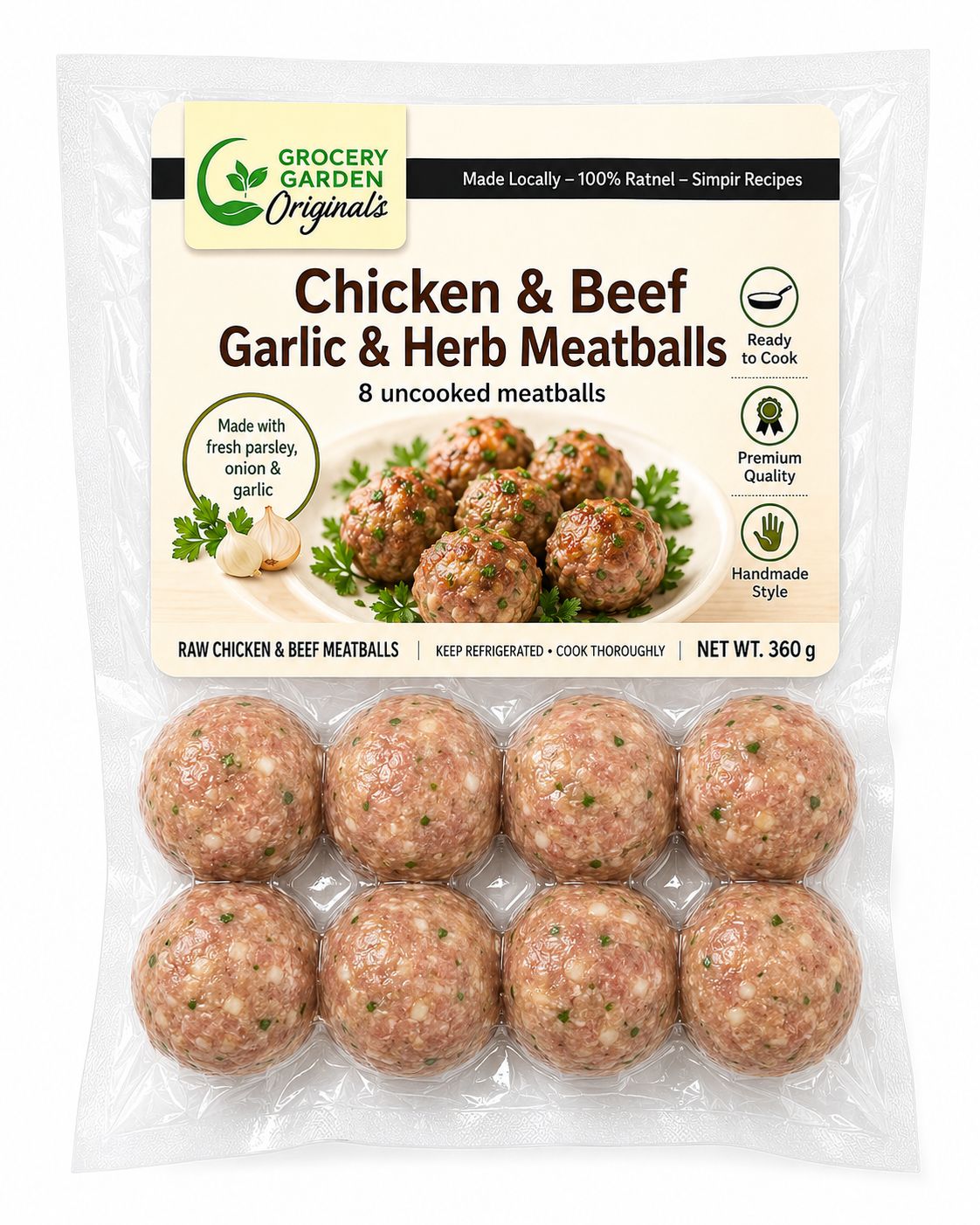 Beef &amp; Chicken Meatballs (8 * 45g)