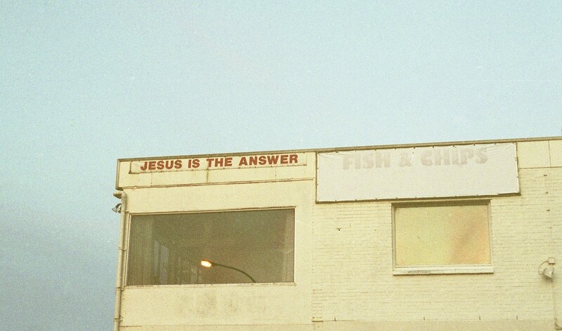 Jesus loves fish and chips