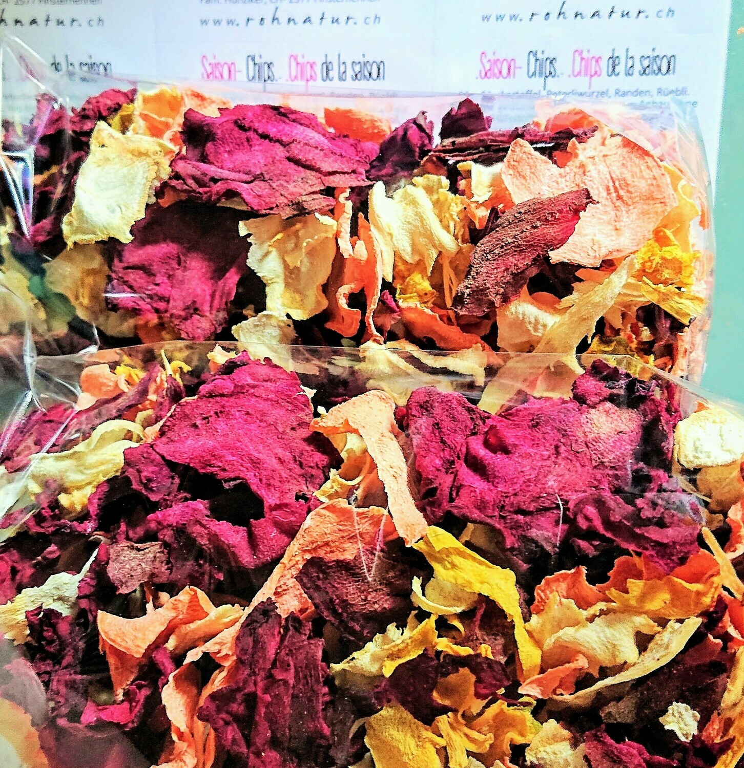 Saisongmües- Chips, 100g