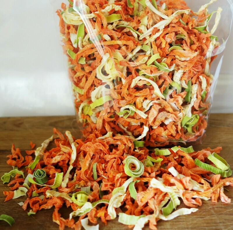 Suppengemüse- Flocken, 100g