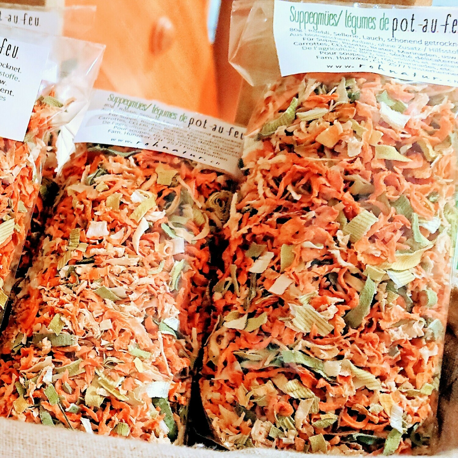 BIO- Suppengemüse- Flocken, 80g