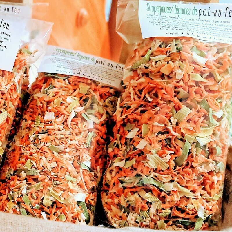 BIO- Suppengemüse- Flocken, 80g