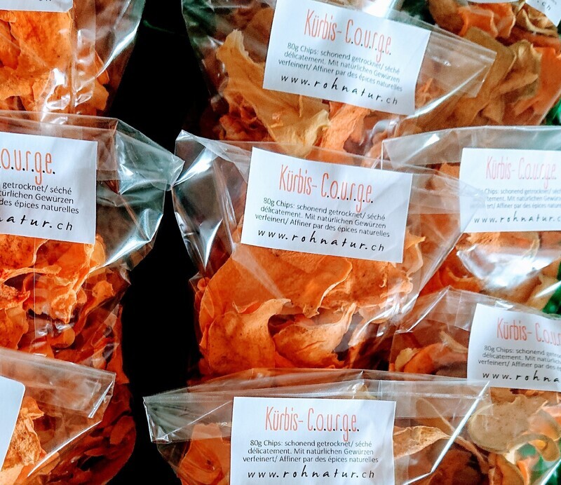 Kürbis- Chips, 80g